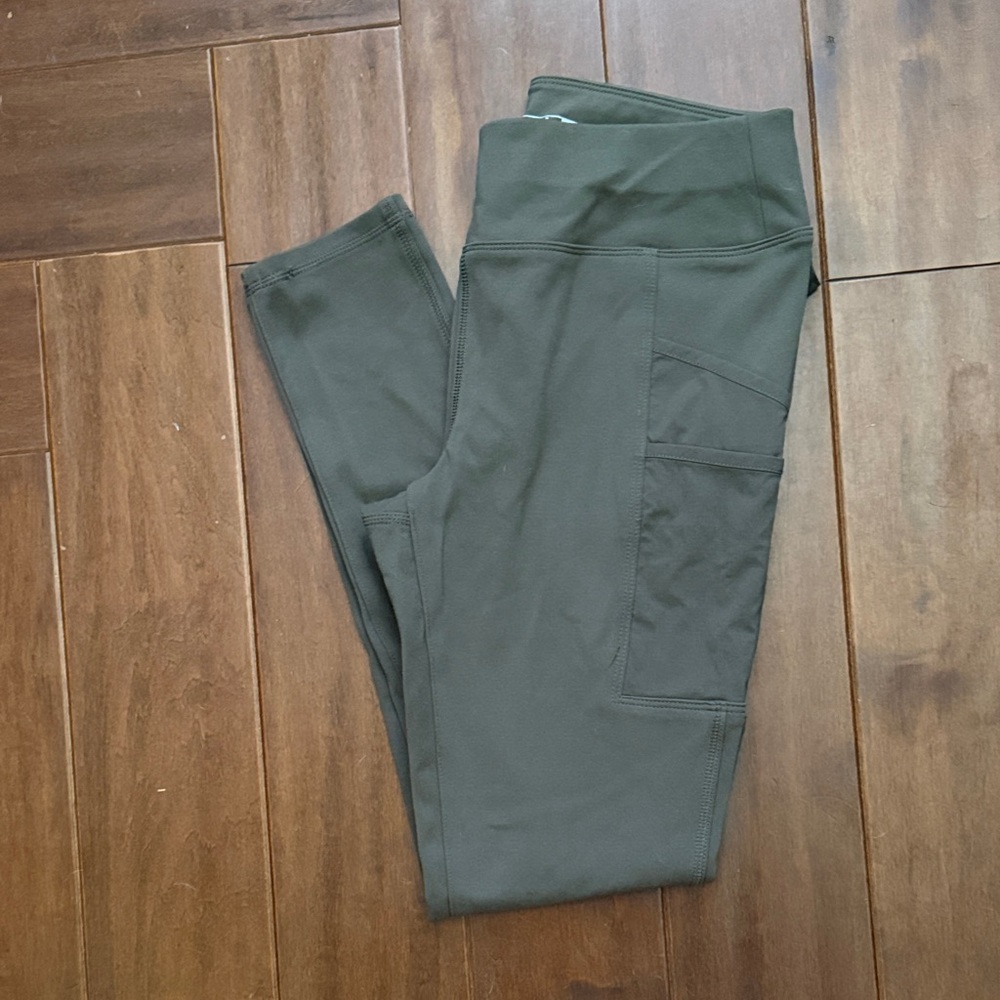 Carhartt Olive Utility Leggings with Branded Waistband